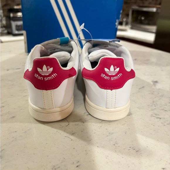 New Baby Adidas Original Stan Smith TD Shoes B32704 Size 9K-10K - Picture 4 of 9